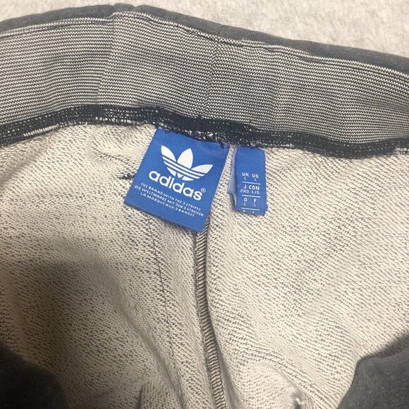 Adidas Pants Mens Large Gray Sweatpants Originals Trefoil Joggers Drawstring M - Picture 10 of 11